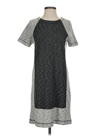 Pre-owned Lou & Grey Casual Dress In Gray