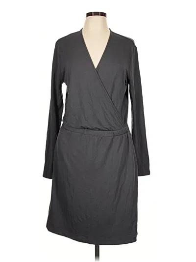 Pre-owned Lou & Grey Casual Dress In Gray