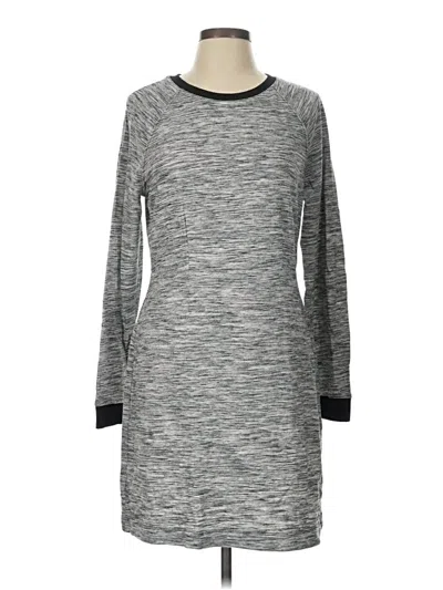 Pre-owned Lou & Grey Casual Dress In Gray