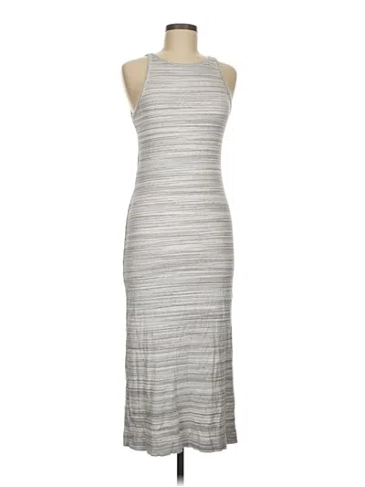 Pre-owned Lou & Grey Casual Dress In Gray