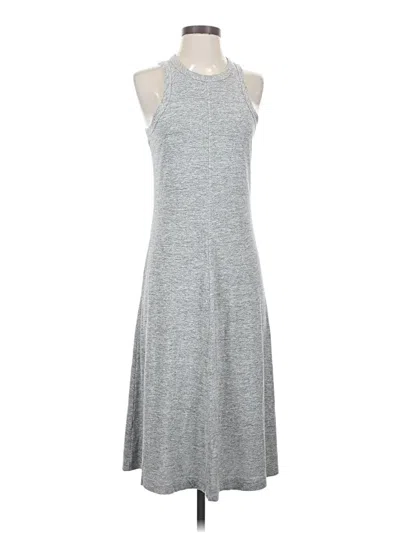 Pre-owned Lou & Grey Casual Dress In Gray