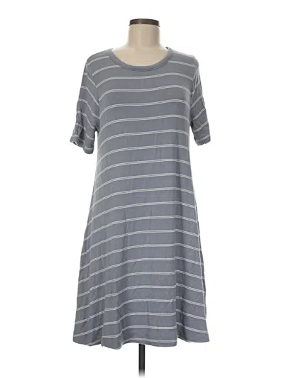 Pre-owned Lou & Grey Casual Dress In Gray