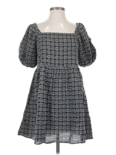 Pre-owned Lou & Grey Casual Dress In Gray