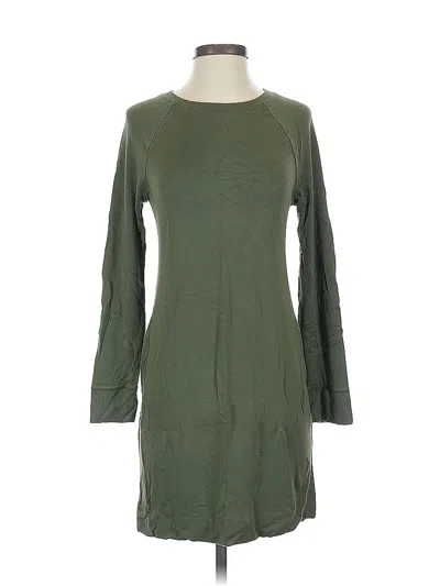 Pre-owned Lou & Grey Casual Dress In Green