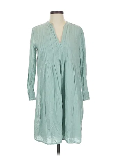Pre-owned Lou & Grey Casual Dress In Green