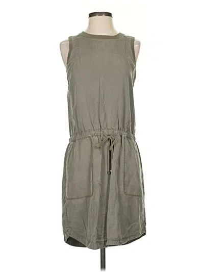 Pre-owned Lou & Grey Casual Dress In Green