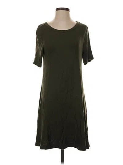 Pre-owned Lou & Grey Casual Dress In Green