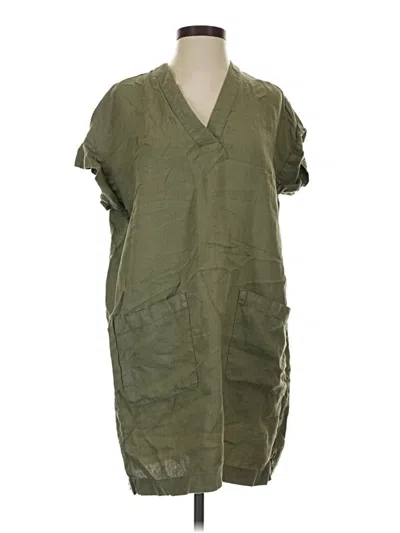 Pre-owned Lou & Grey Casual Dress In Green