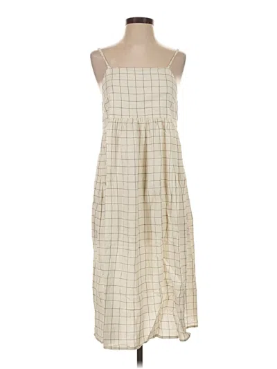 Pre-owned Lou & Grey Casual Dress In Ivory