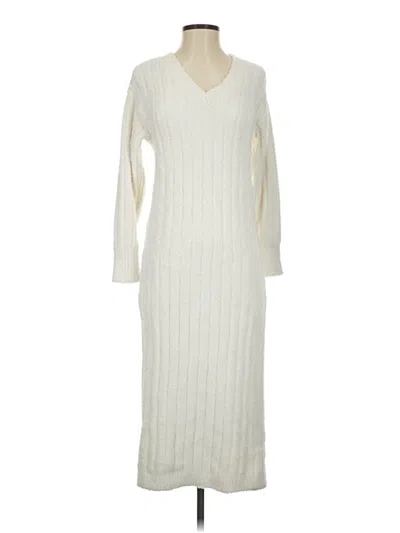 Pre-owned Lou & Grey Casual Dress In Ivory