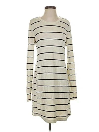 Pre-owned Lou & Grey Casual Dress In Ivory