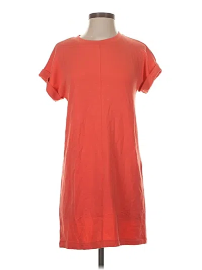 Pre-owned Lou & Grey Casual Dress In Orange