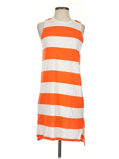 Pre-owned Lou & Grey Casual Dress In Orange