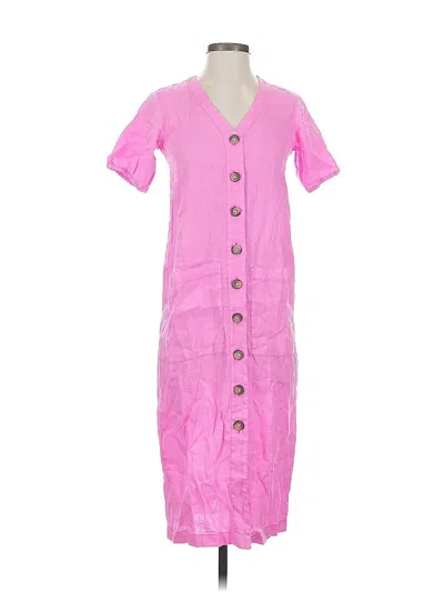Pre-owned Lou & Grey Casual Dress In Pink