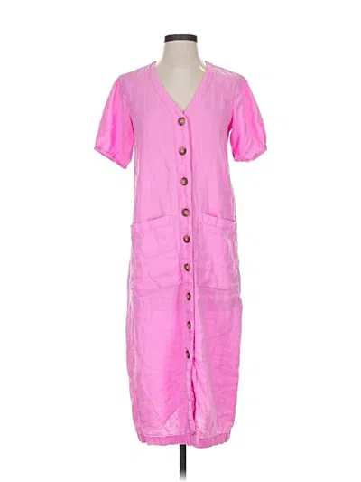 Pre-owned Lou & Grey Casual Dress In Pink