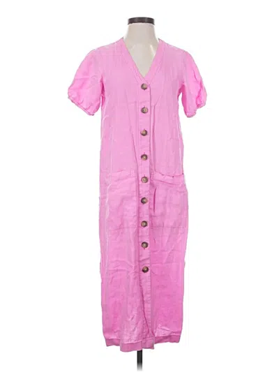 Pre-owned Lou & Grey Casual Dress In Pink