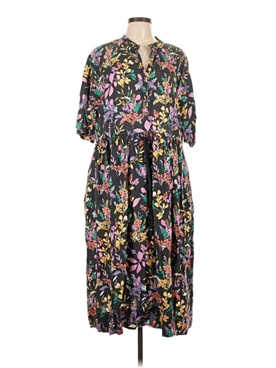 Pre-owned Lou & Grey Casual Dress In Purple