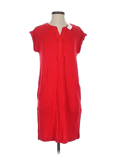 Pre-owned Lou & Grey Casual Dress In Red