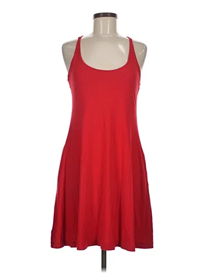 Pre-owned Lou & Grey Casual Dress In Red
