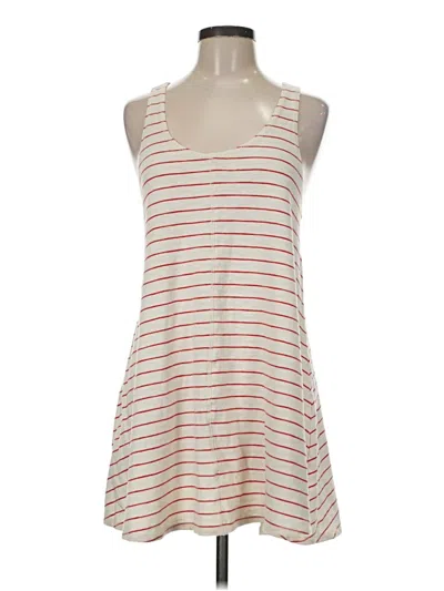 Pre-owned Lou & Grey Casual Dress In Tan