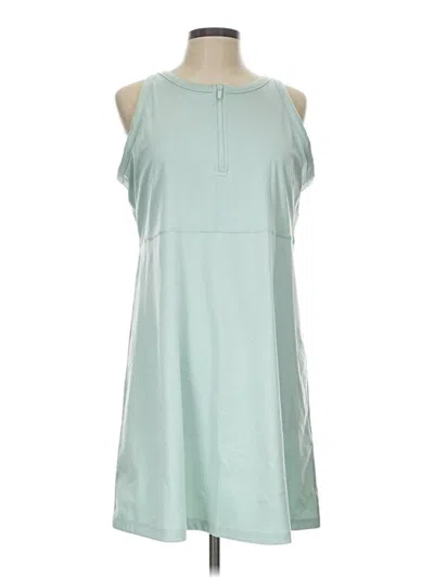 Pre-owned Lou & Grey Casual Dress In Teal