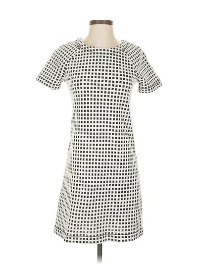 Pre-owned Lou & Grey Casual Dress In White