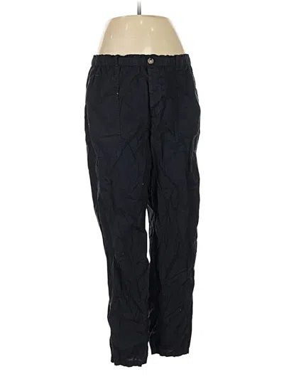 Pre-owned Lou & Grey Casual Pants In Black