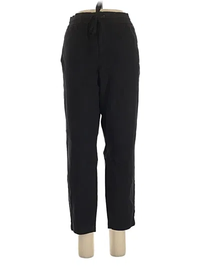 Pre-owned Lou & Grey Casual Pants In Black