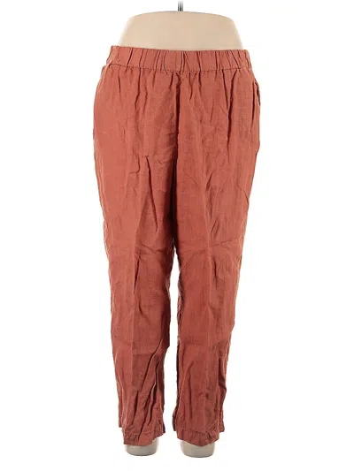 Pre-owned Lou & Grey Casual Pants In Brown