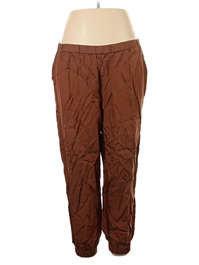Pre-owned Lou & Grey Casual Pants In Brown