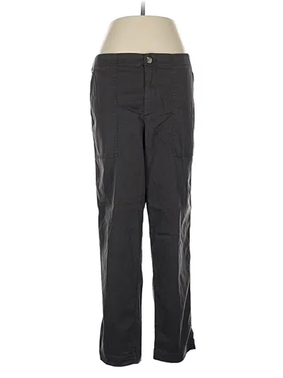 Pre-owned Lou & Grey Casual Pants In Gray