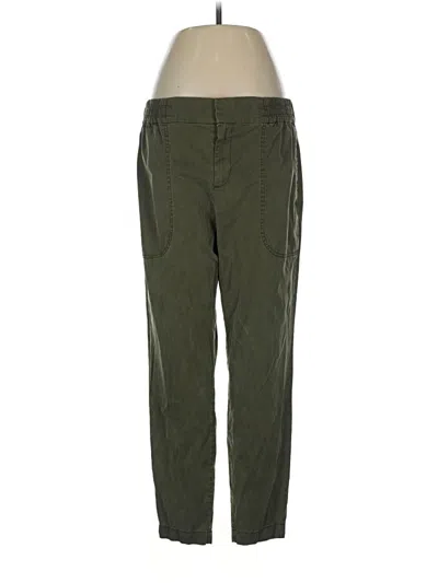 Pre-owned Lou & Grey Casual Pants In Green