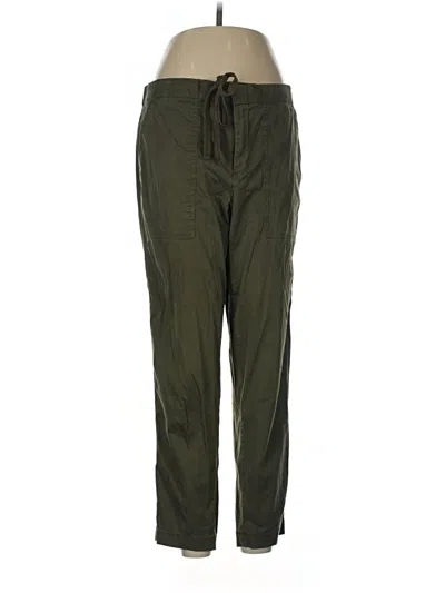 Pre-owned Lou & Grey Casual Pants In Green