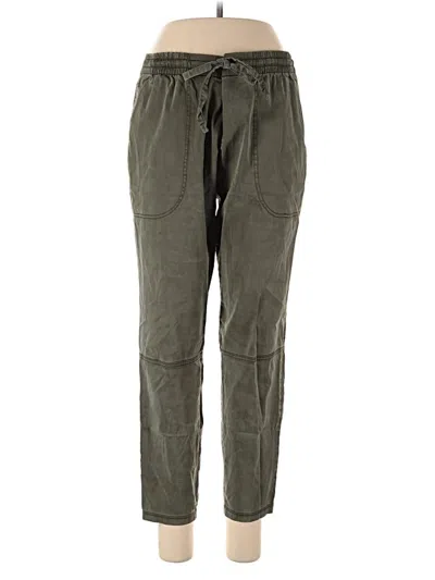 Pre-owned Lou & Grey Casual Pants In Green