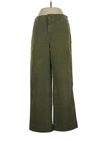 Pre-owned Lou & Grey Casual Pants In Green
