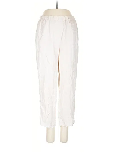 Pre-owned Lou & Grey Casual Pants In Ivory