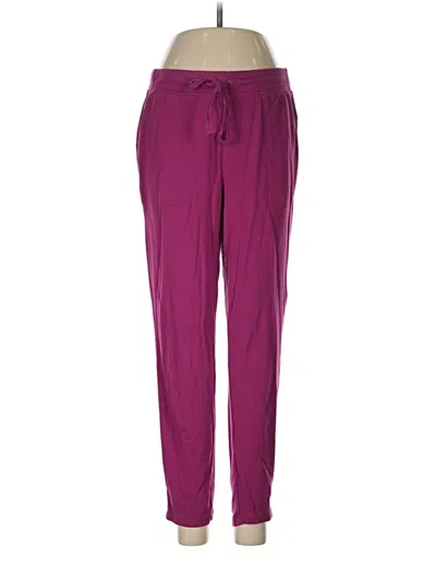 Pre-owned Lou & Grey Casual Pants In Purple