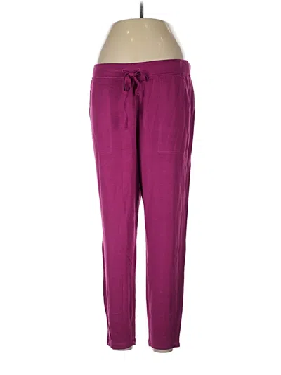 Pre-owned Lou & Grey Casual Pants In Purple