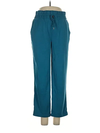 Pre-owned Lou & Grey Casual Pants In Teal