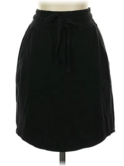 Pre-owned Lou & Grey Casual Skirt In Black