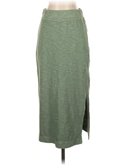 Pre-owned Lou & Grey Casual Skirt In Green
