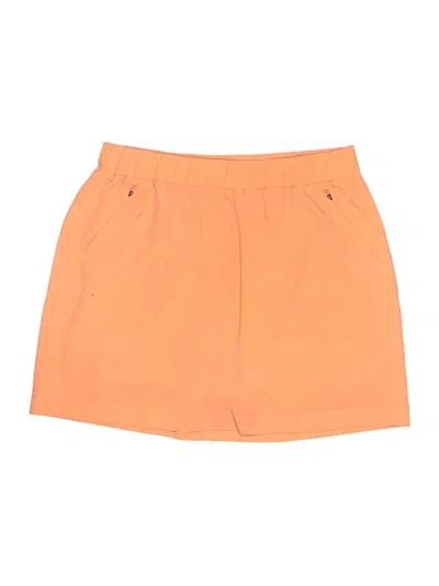 Pre-owned Lou & Grey Casual Skirt In Orange