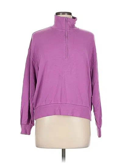 Pre-owned Lou & Grey Fleece Jacket In Purple
