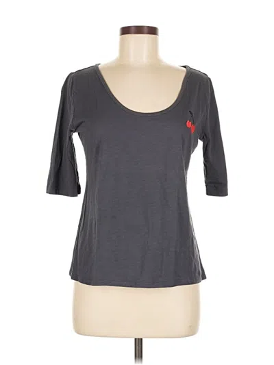 Pre-owned Lou & Grey For Loft 3/4 Sleeve T-shirt In Gray