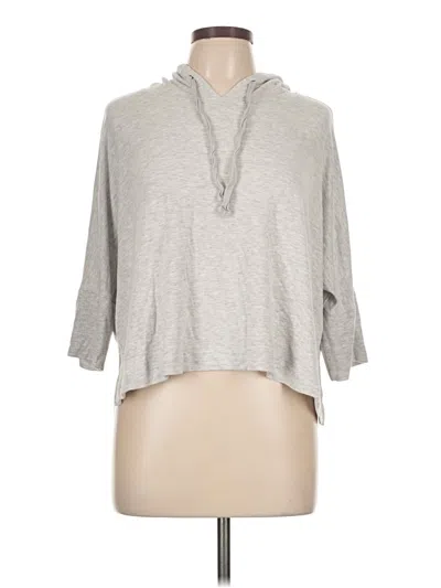 Pre-owned Lou & Grey For Loft 3/4 Sleeve T-shirt In Gray