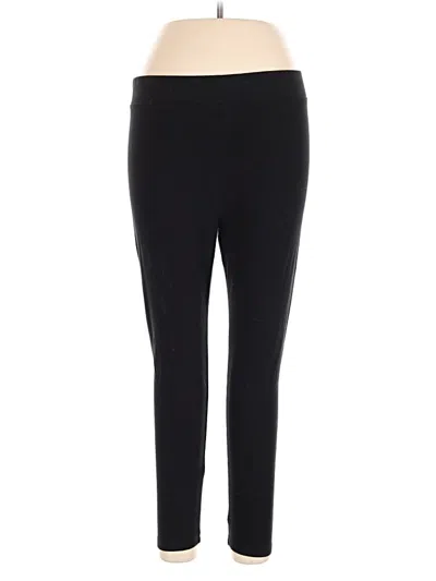 Pre-owned Lou & Grey For Loft Active Pants In Black