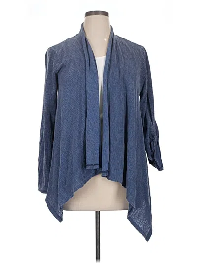Pre-owned Lou & Grey For Loft Cardigan Sweater In Blue