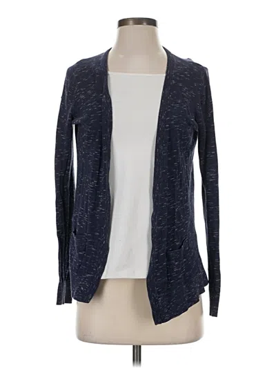 Pre-owned Lou & Grey For Loft Cardigan Sweater In Blue