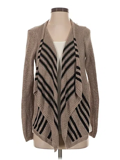 Pre-owned Lou & Grey For Loft Cardigan Sweater In Brown