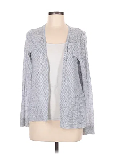 Pre-owned Lou & Grey For Loft Cardigan Sweater In Gray